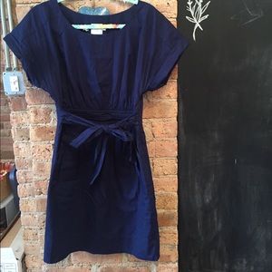 Anthropologie blue dress