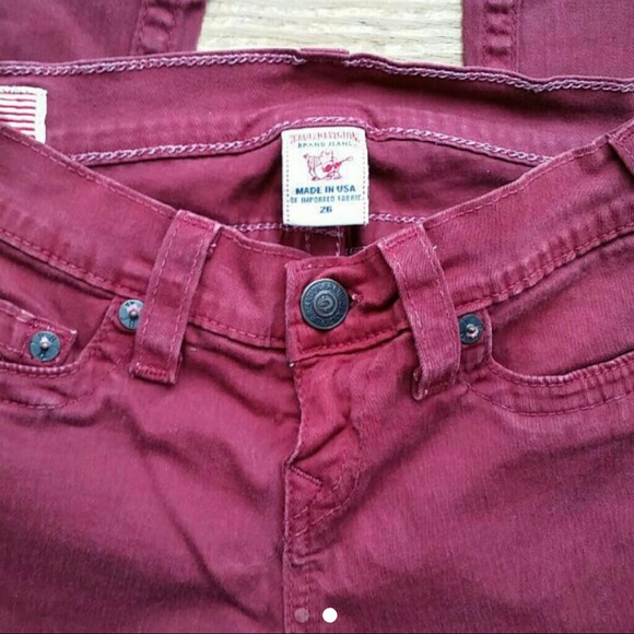 ☆SOLDTrue Religion Red Skinny