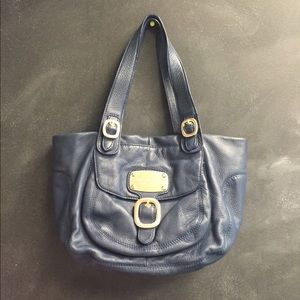Navy Blue Michael Kors Shoulder Bag