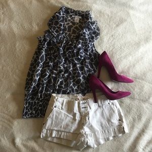 Animal print tank