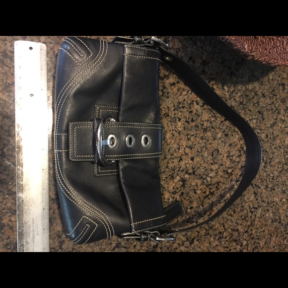 Coach Purse black leather