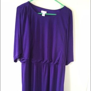 Chico's purple dress