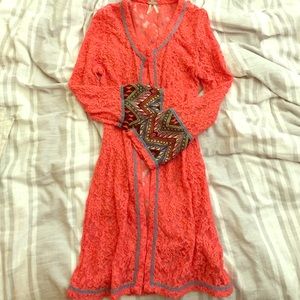 Gimmicks pink lace over piece.