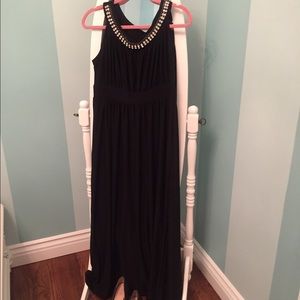 Beautiful black  dress with embellished stones