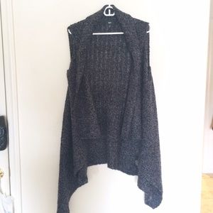 Oversized knit cardigan