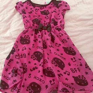 Hello Kitty girls dress 4/5 XS gently used