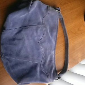 Used suede light blue Lucky Brand purse