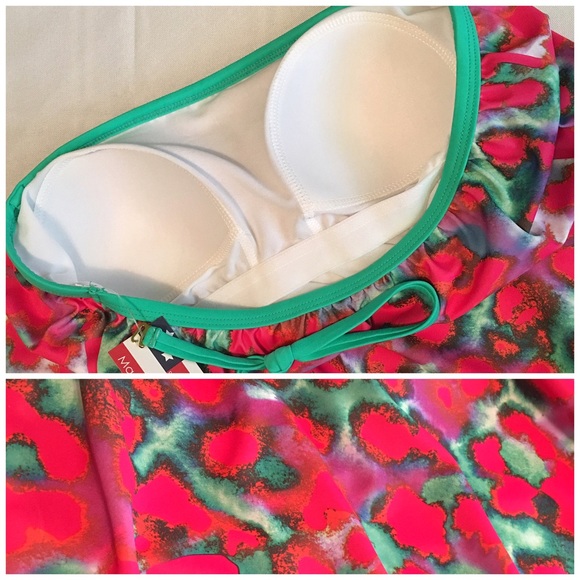 LAST ONE!🔥Plus Two Piece Floral Tankini - Picture 4 of 4