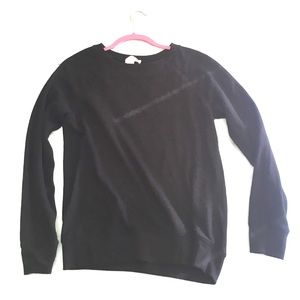 Black crewneck
