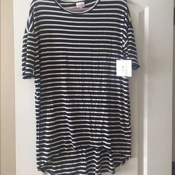 LuLaRoe Irma -XS- blue / white stripe