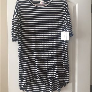 LuLaRoe Irma -XS- blue / white stripe