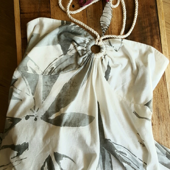 American Eagle Outfitters Dresses & Skirts - Palm Leaves Sleeveless Midi Beach Dress