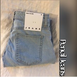 American apparel pencil jeans