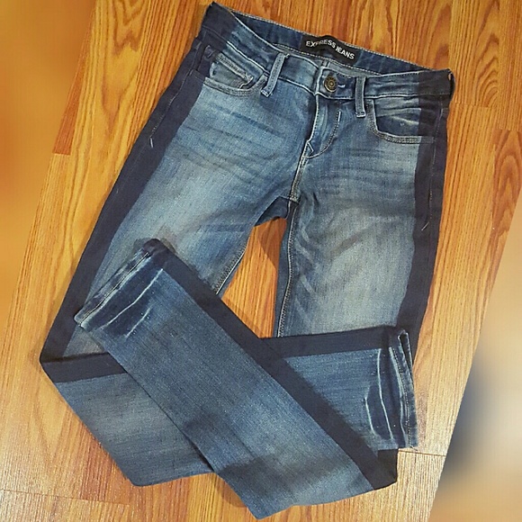 EXPRESS Ankle Skinny Stella Low rise jeans