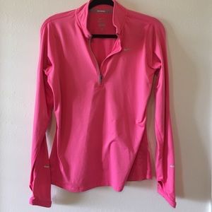 Pink Nike Running half zip!