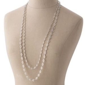Stella & Dot Devon Layering Necklace, silver
