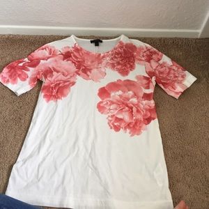 Jcrew floral detail shirt XS