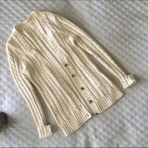 💝Forever 21 cream cardigan