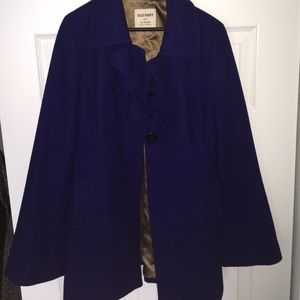 Royal Blue Pea Coat