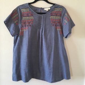 Boutique. Chambray. Pretty detail!