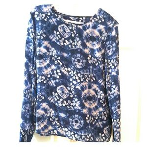 NWOT Piperlime 100% silk long sleeve blouse