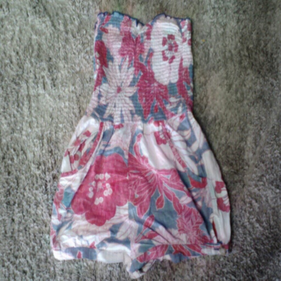 Hollister tube top jumpsuit