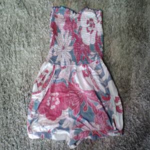 Hollister tube top jumpsuit