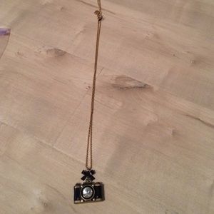 Betsy Johnson camera necklace