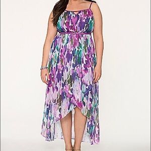 Floral tulip front dress