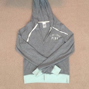 PINK zip up hoodie