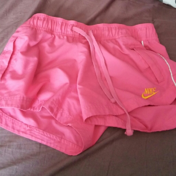 Pink Nike shorts
