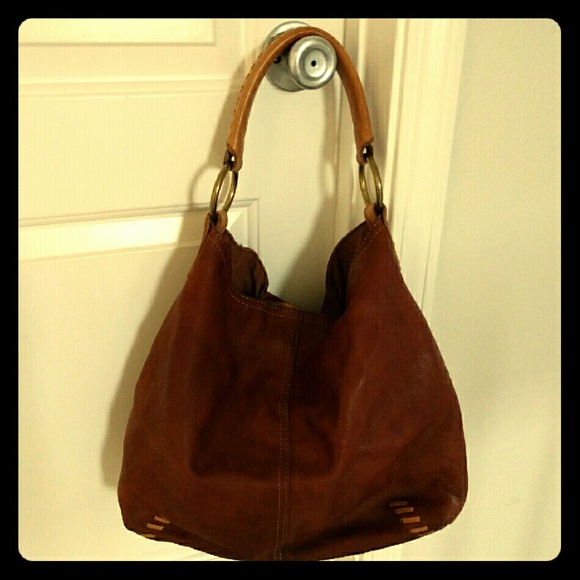 Lucky Brand Medium Leather Slouch