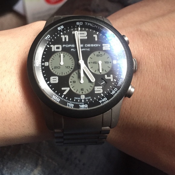 Porsche Design Titanium Stainless Steel Watch