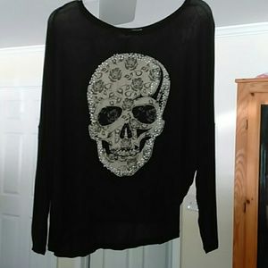 Carpe diem skull shirt