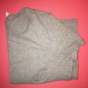 Grey stretch t shirt dress