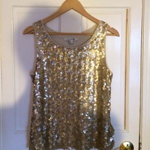 Gold Glam Tank!