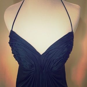 Foley & Corinna Teal Silk Cocktail Dress Size S