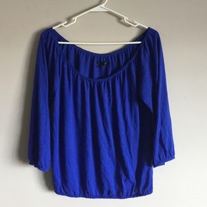 Blue American Eagle Bubble Top