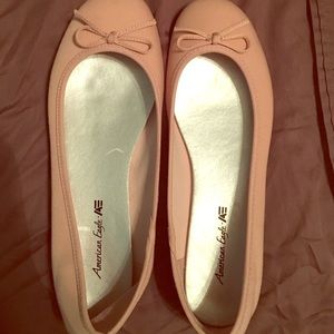 peach/light pink ballerina slip ons