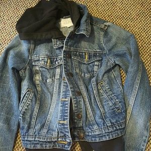 Hooded Jean jacket!