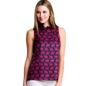 Elizabeth McKay giraffe blouse