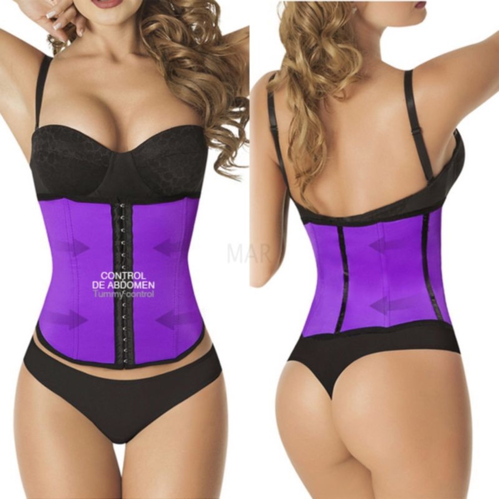 100% Latex 9 Steel Bones Waist Trainer