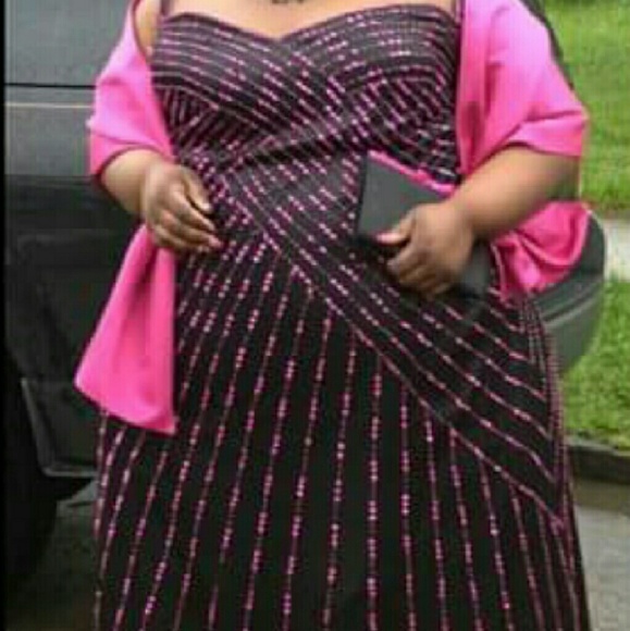 Plus size prom dress