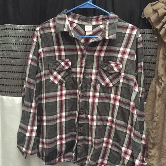 Pink black and gry flannel good condition