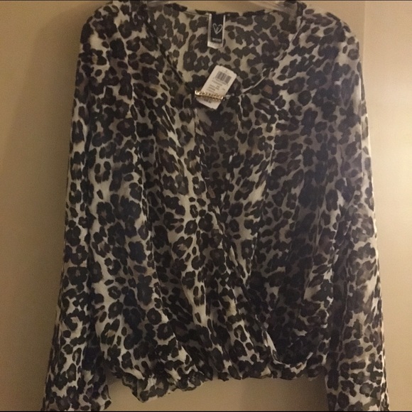 Windsor leopard print size XL 100% polyester