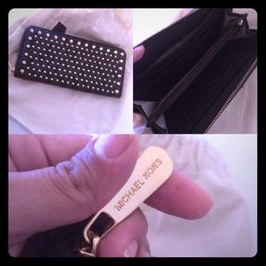 MK Studded Full Size Wallet