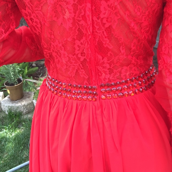Red Prom Dress - Picture 4 of 4