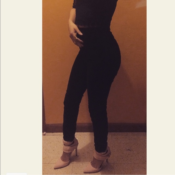 Pink heels
