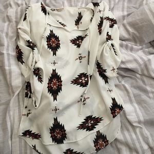 Daytrip Aztec blouse