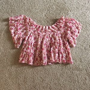 floral crop top